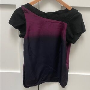 Vintage NWT Jil Sander 100% silk ombré top